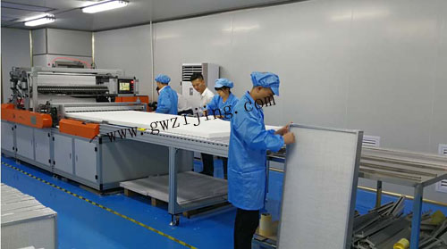 高效過濾器生產(chǎn)車間 高效過濾器生產(chǎn)車間