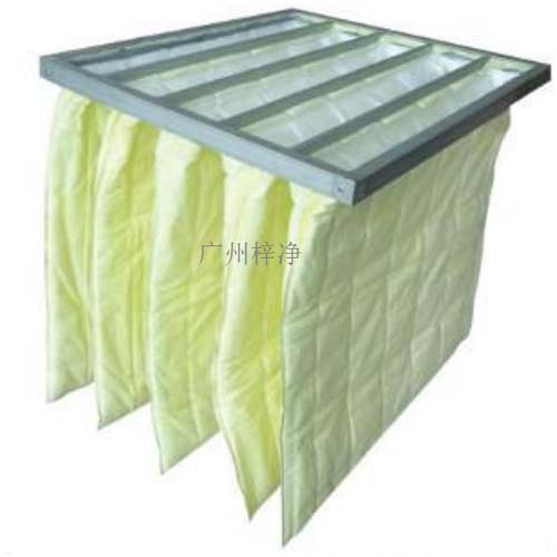 中效袋式過濾器、F5級黃色袋式