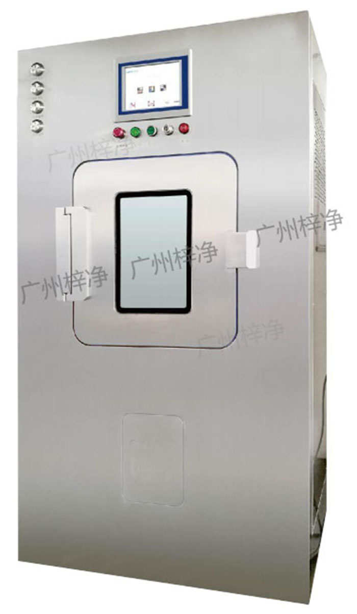 VHP滅菌傳遞窗采用專門的滅菌介質(zhì)給予系統(tǒng)使過氧化氫等離子體更均勻，達(dá)到滅菌效果。