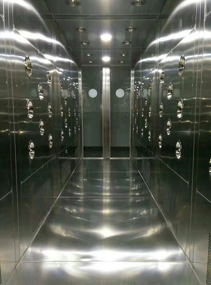 檢查風(fēng)淋室風(fēng)機(jī)是否正常工作，是否有異物堵塞。